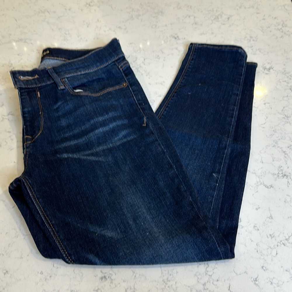 Express Distressed Mid Rise Legging Jean Jegging size 8 Short